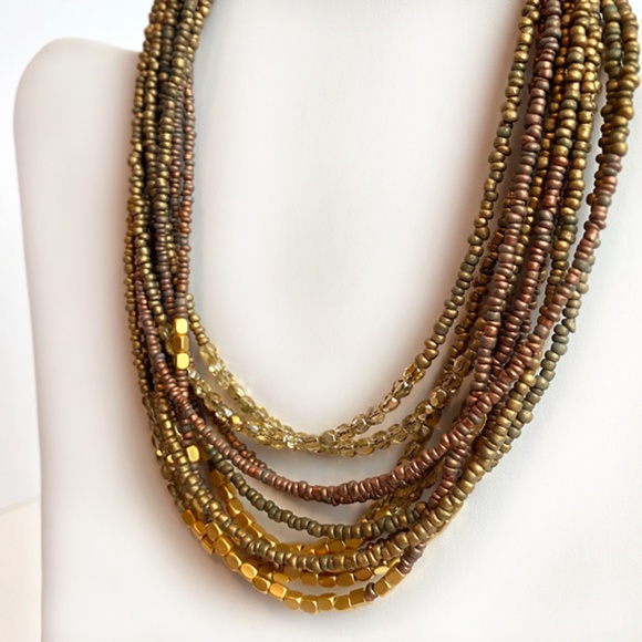 BANANA REPUBLIC🍂Autumn Leaves Necklace - Picture 4 of 4